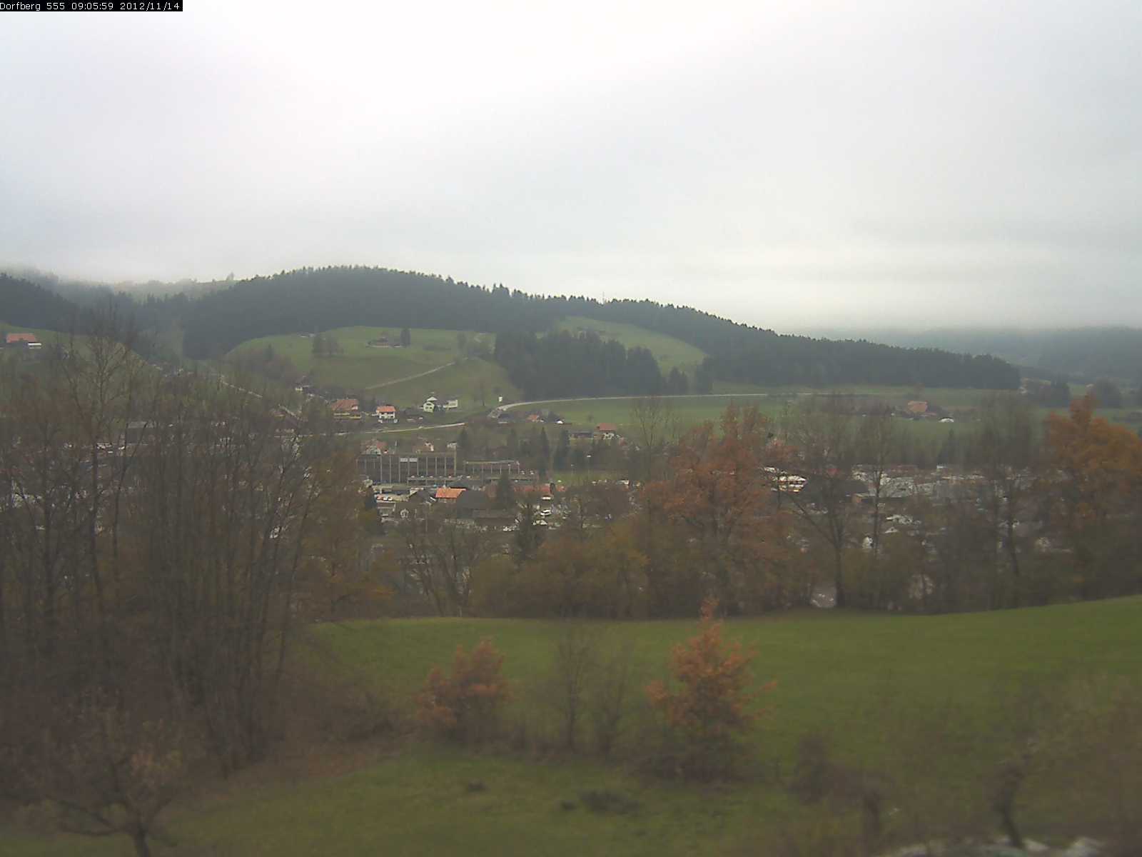 Webcam-Bild: Aussicht vom Dorfberg in Langnau 20121114-090600