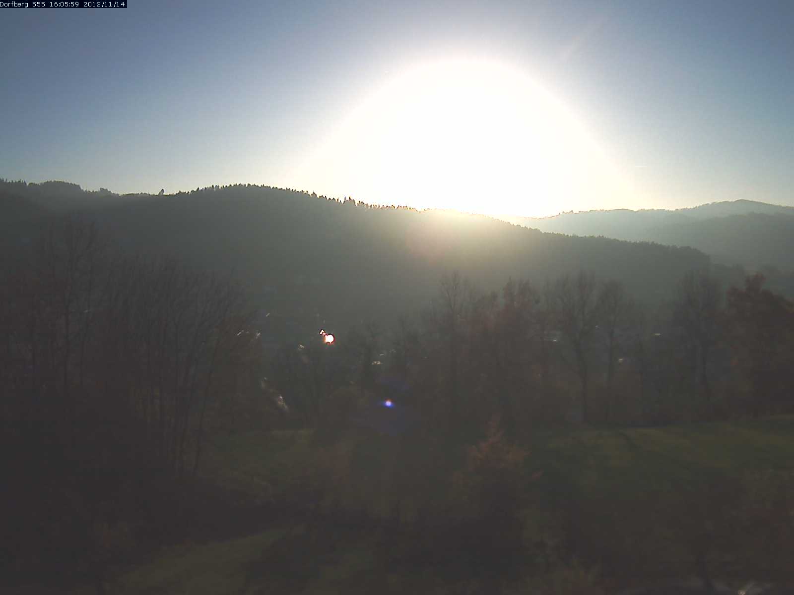 Webcam-Bild: Aussicht vom Dorfberg in Langnau 20121114-160600