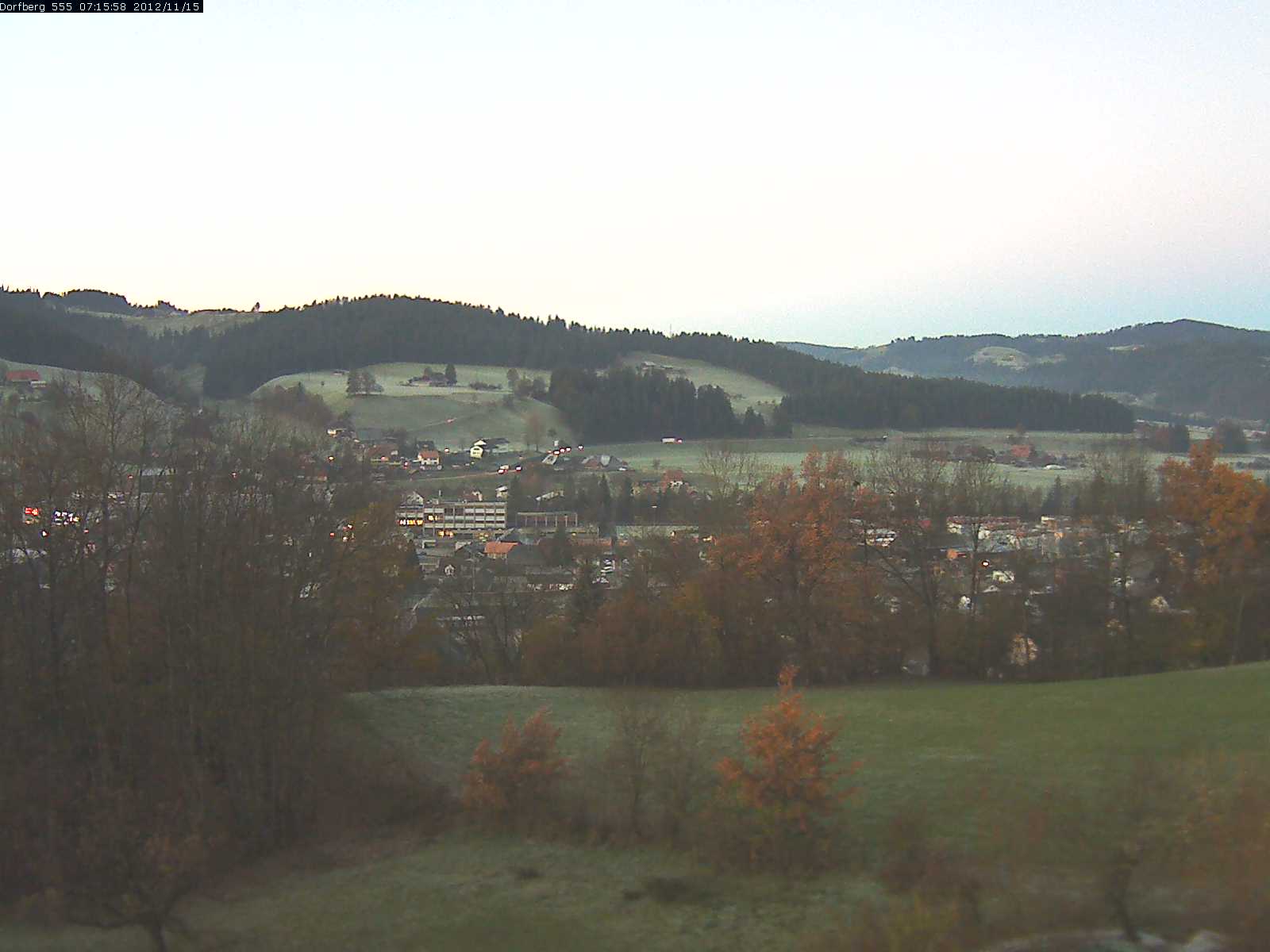 Webcam-Bild: Aussicht vom Dorfberg in Langnau 20121115-071600