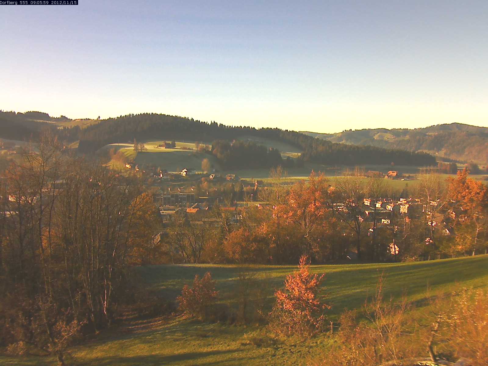 Webcam-Bild: Aussicht vom Dorfberg in Langnau 20121115-090600