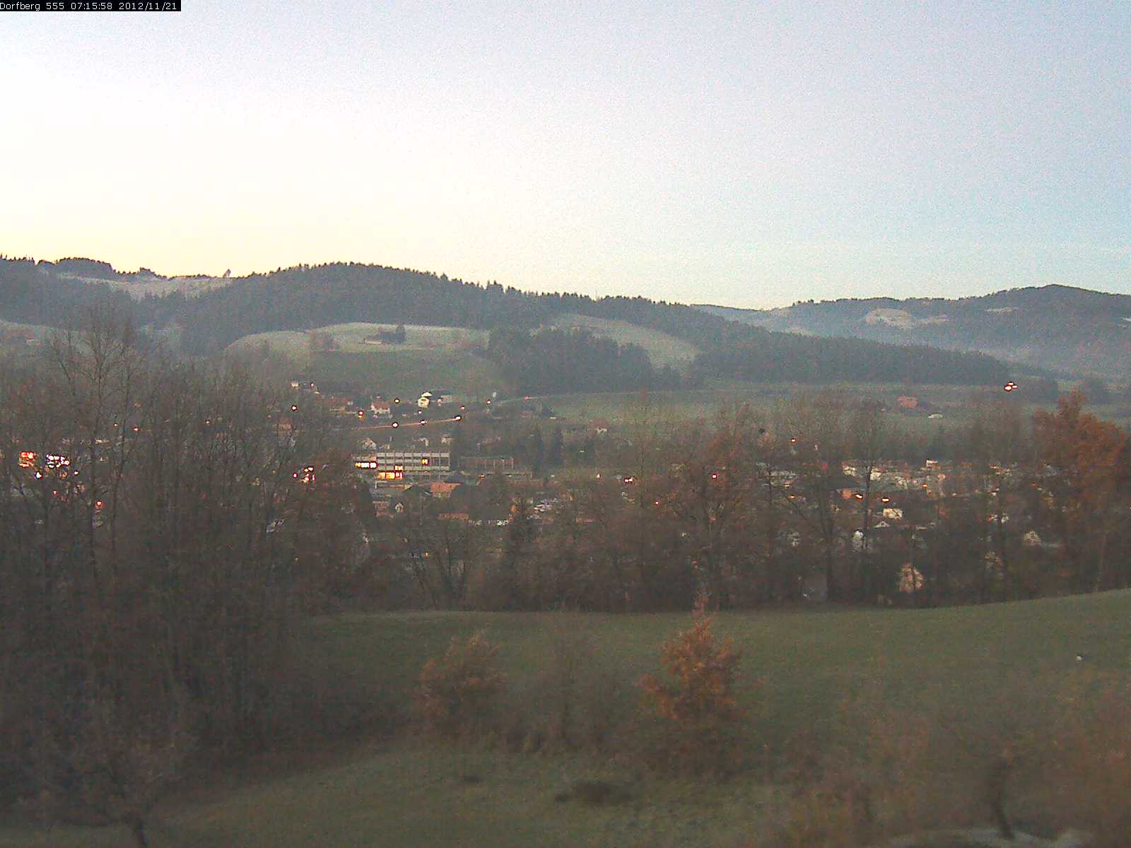 Webcam-Bild: Aussicht vom Dorfberg in Langnau 20121121-071600