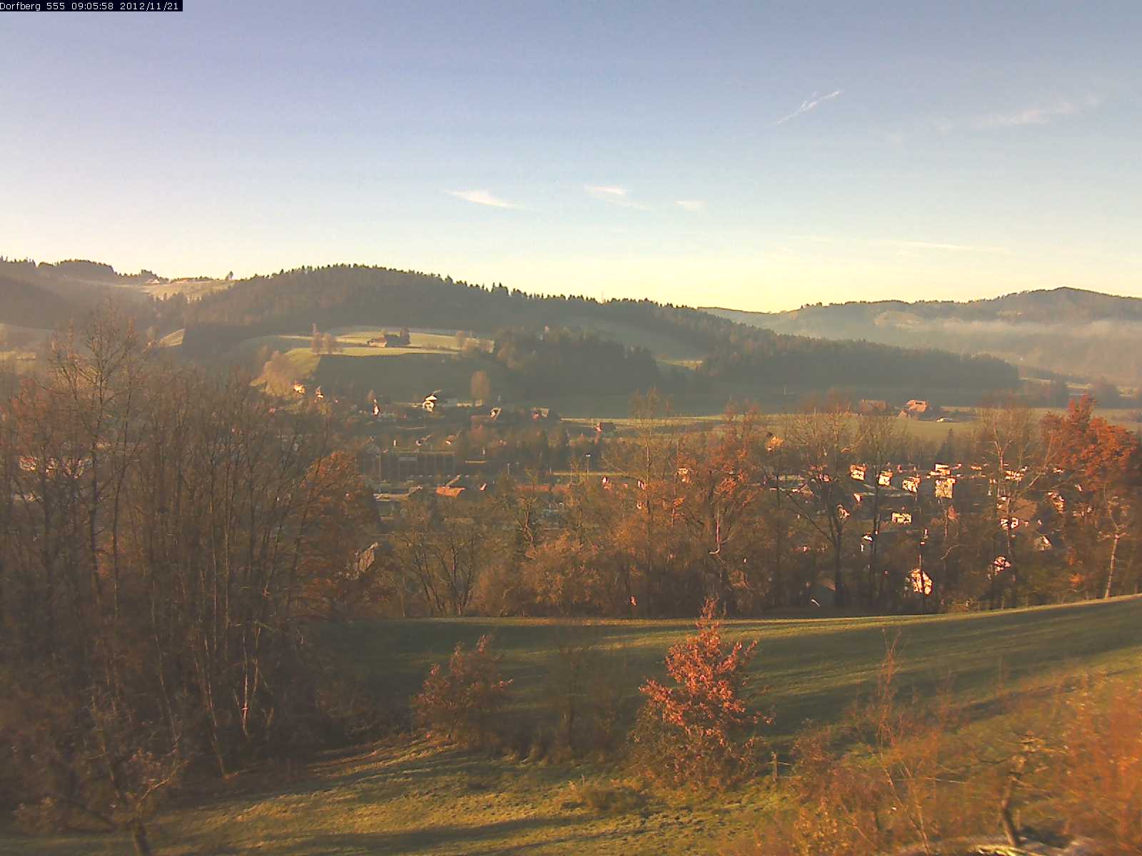 Webcam-Bild: Aussicht vom Dorfberg in Langnau 20121121-090600