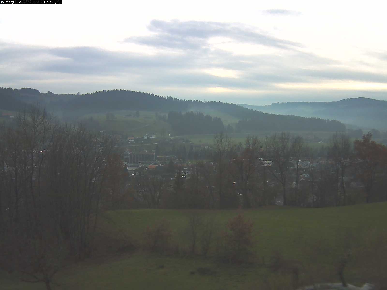 Webcam-Bild: Aussicht vom Dorfberg in Langnau 20121121-160600