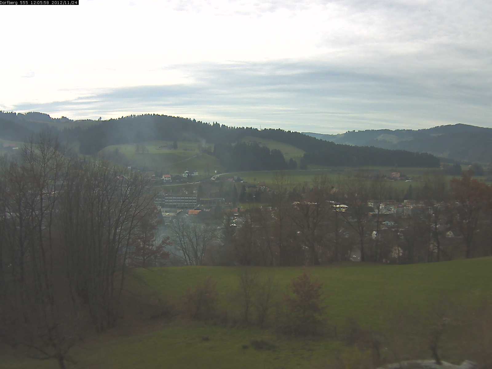 Webcam-Bild: Aussicht vom Dorfberg in Langnau 20121124-120600