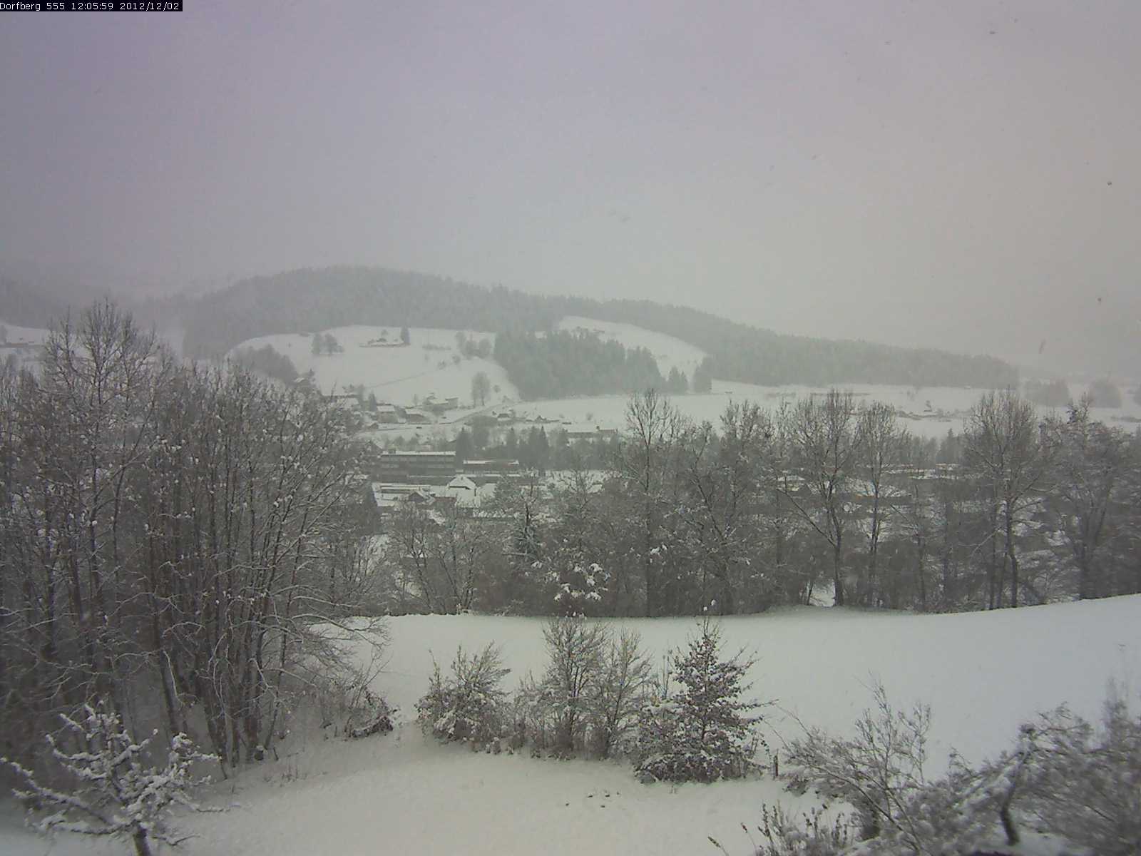 Webcam-Bild: Aussicht vom Dorfberg in Langnau 20121202-120600