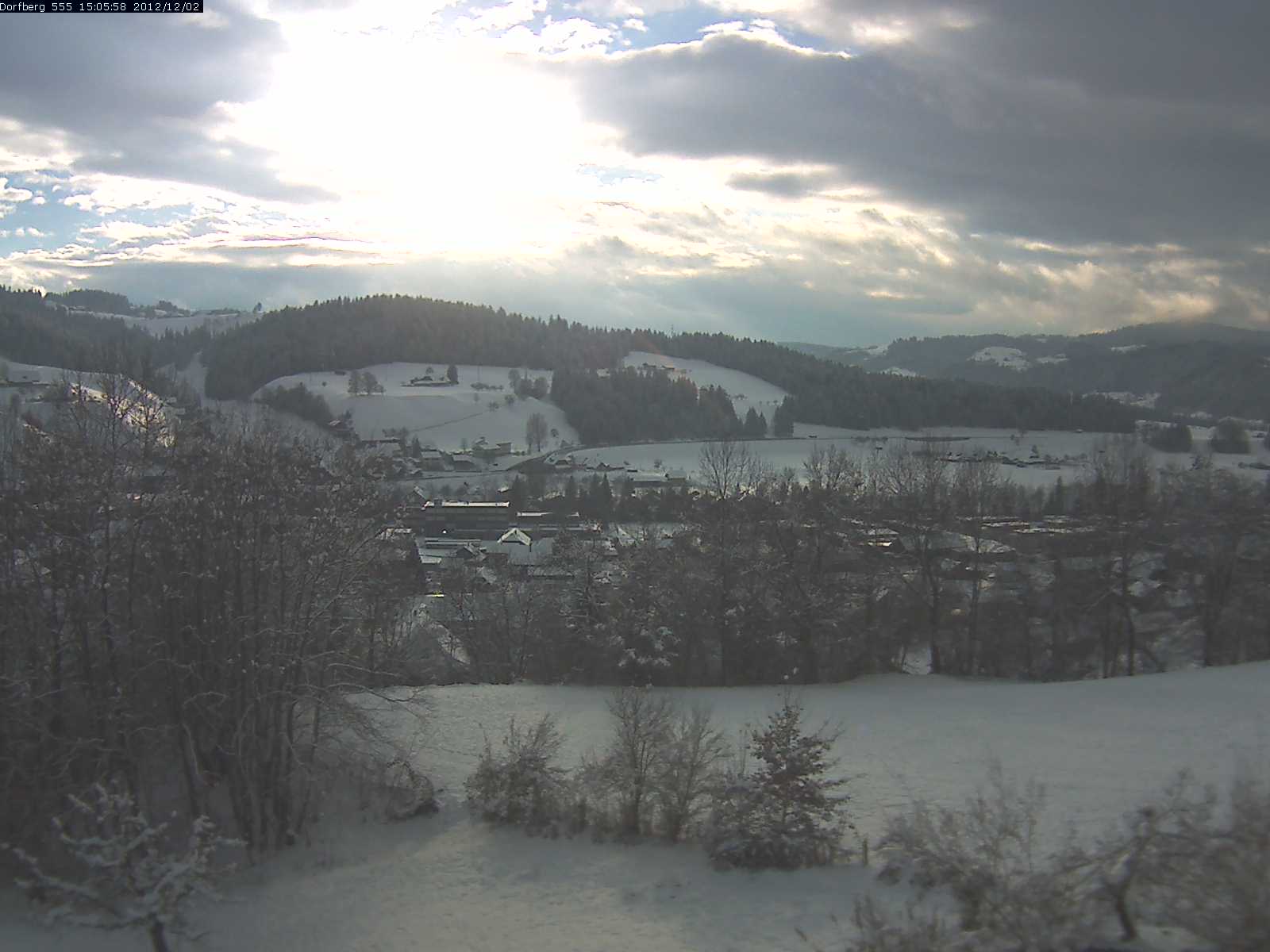 Webcam-Bild: Aussicht vom Dorfberg in Langnau 20121202-150600