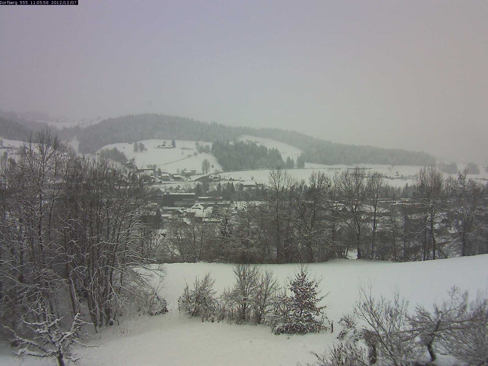 Webcam-Bild: Aussicht vom Dorfberg in Langnau 20121207-110600