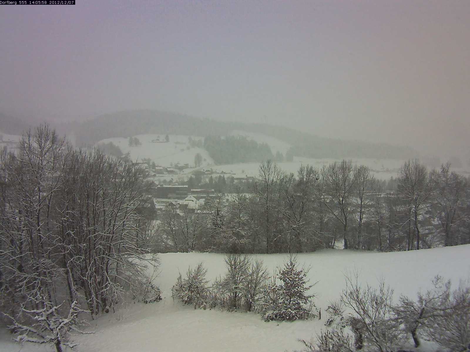 Webcam-Bild: Aussicht vom Dorfberg in Langnau 20121207-140600