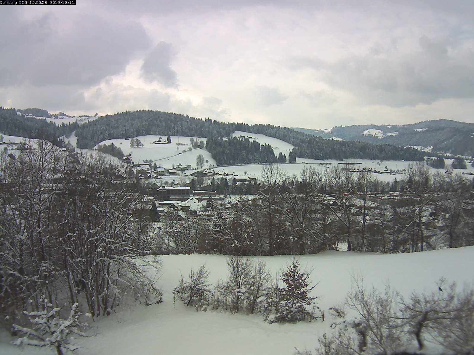 Webcam-Bild: Aussicht vom Dorfberg in Langnau 20121211-120600