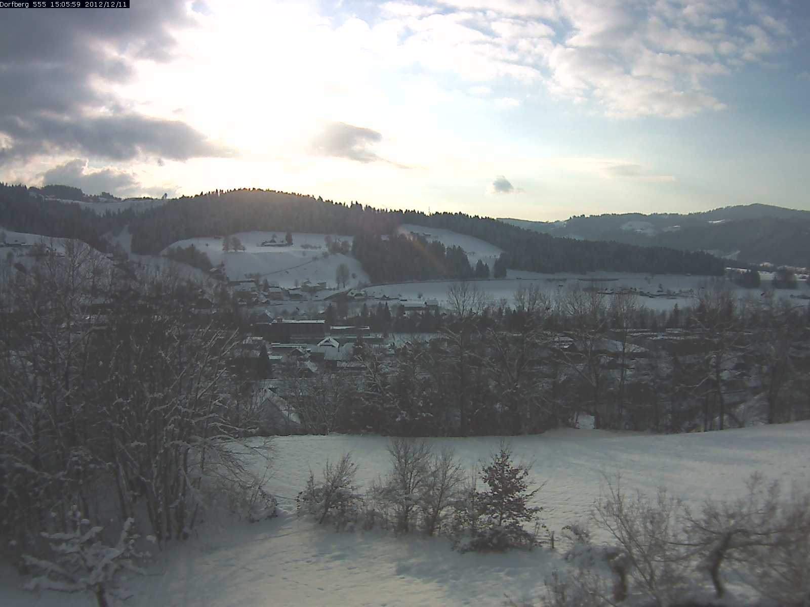 Webcam-Bild: Aussicht vom Dorfberg in Langnau 20121211-150600