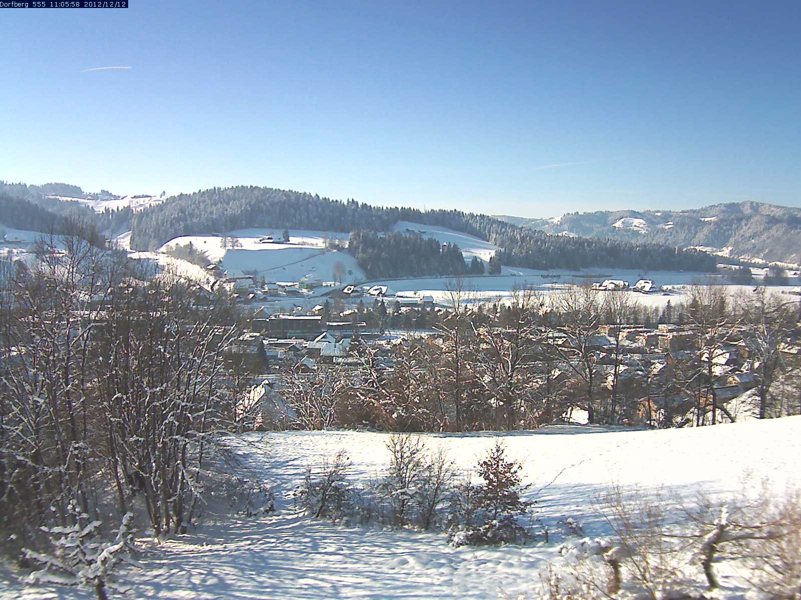 Webcam-Bild: Aussicht vom Dorfberg in Langnau 20121212-110600