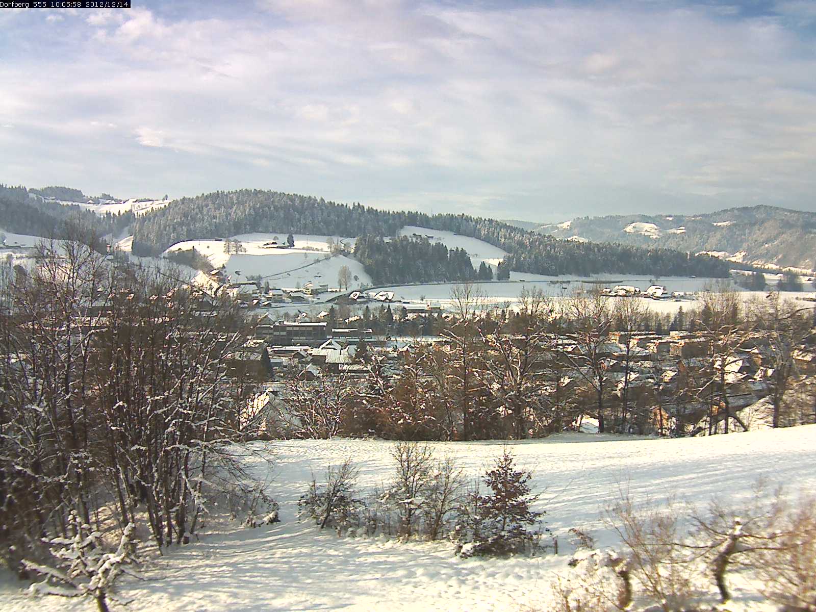 Webcam-Bild: Aussicht vom Dorfberg in Langnau 20121214-100600