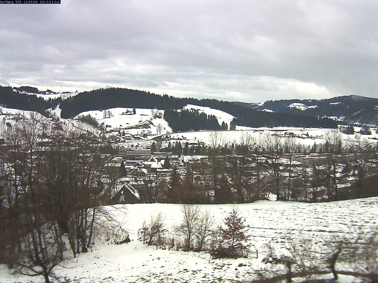 Webcam-Bild: Aussicht vom Dorfberg in Langnau 20121216-120600