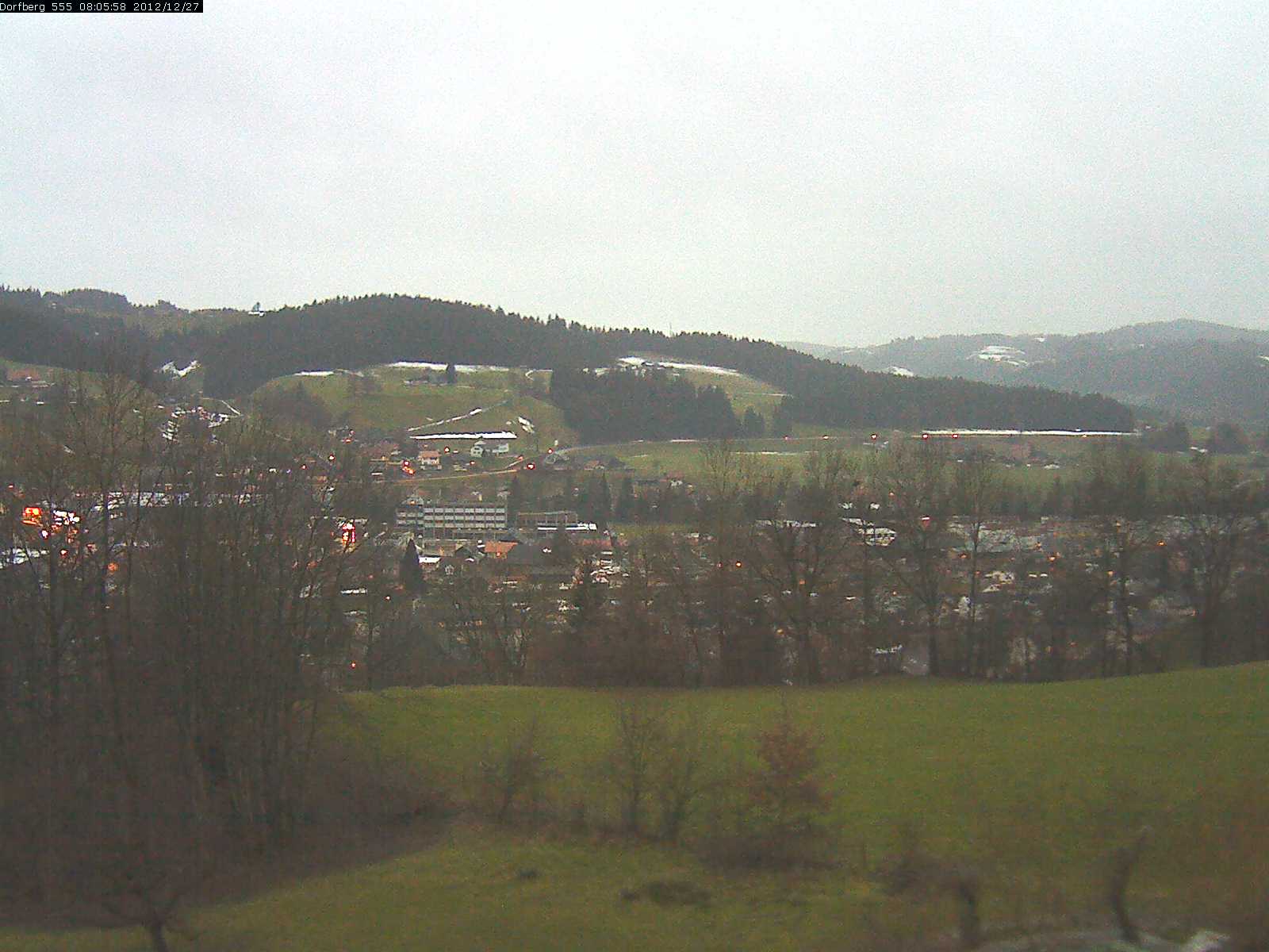 Webcam-Bild: Aussicht vom Dorfberg in Langnau 20121227-080600