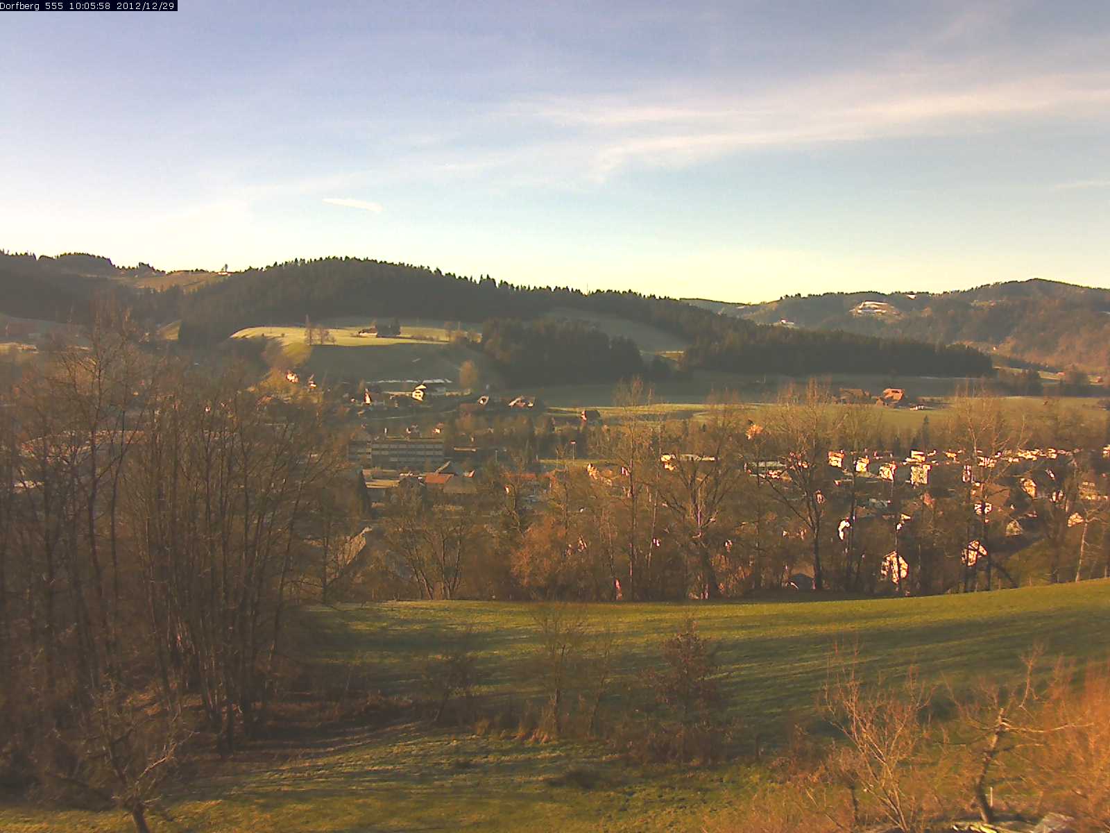 Webcam-Bild: Aussicht vom Dorfberg in Langnau 20121229-100600