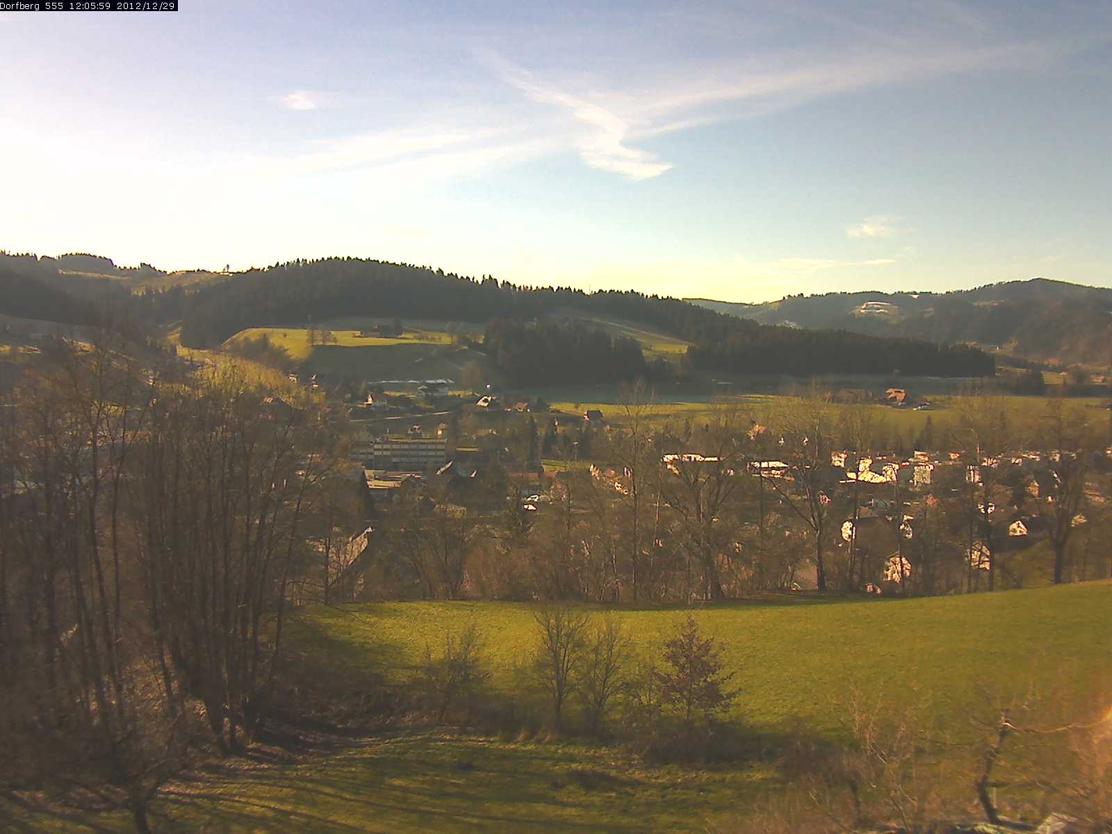 Webcam-Bild: Aussicht vom Dorfberg in Langnau 20121229-120600