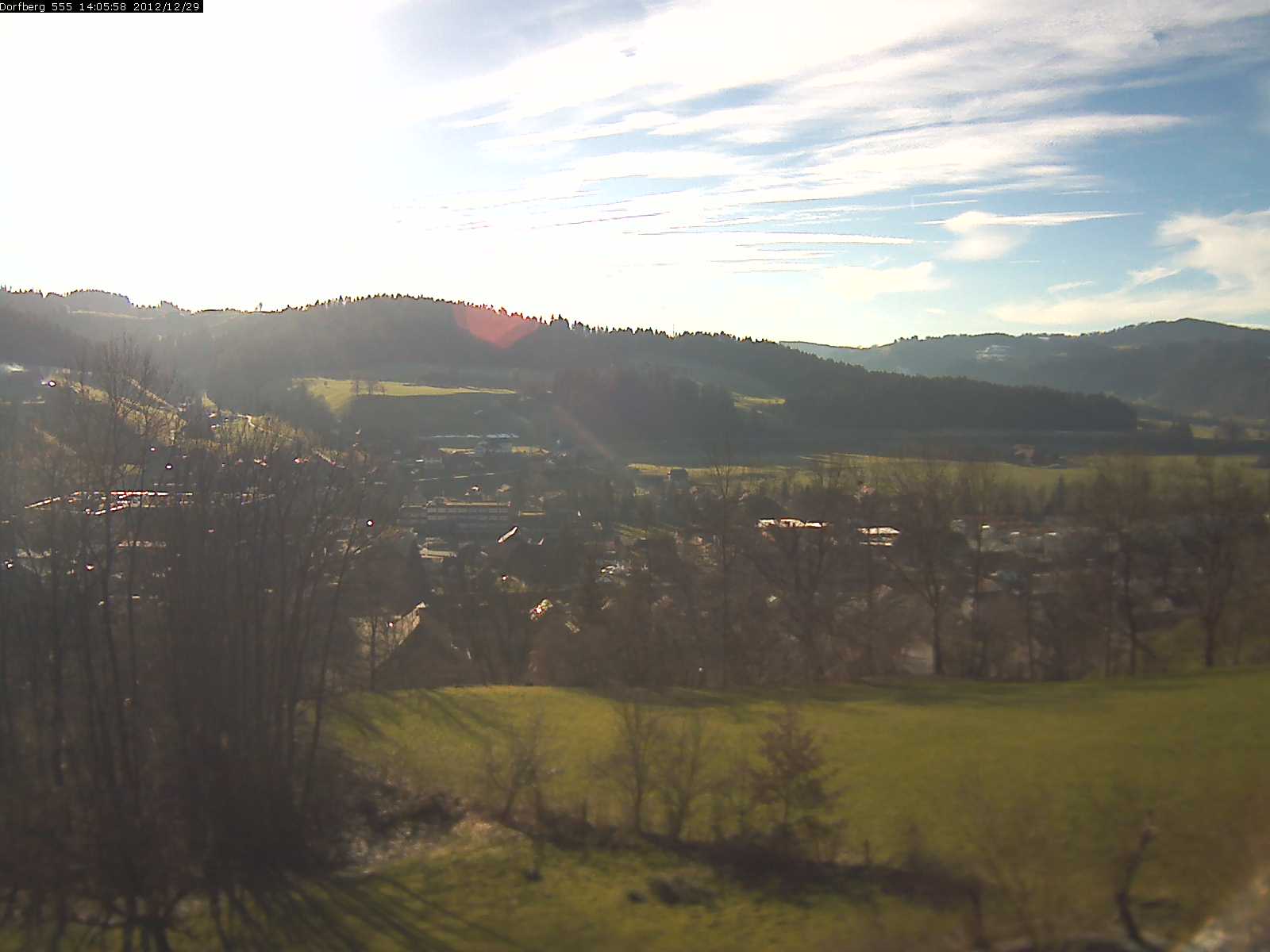 Webcam-Bild: Aussicht vom Dorfberg in Langnau 20121229-140600
