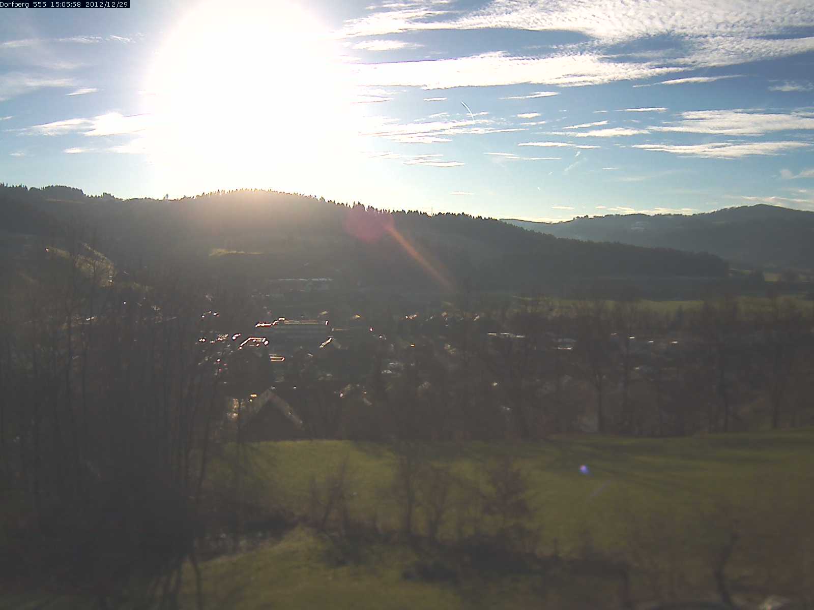Webcam-Bild: Aussicht vom Dorfberg in Langnau 20121229-150600