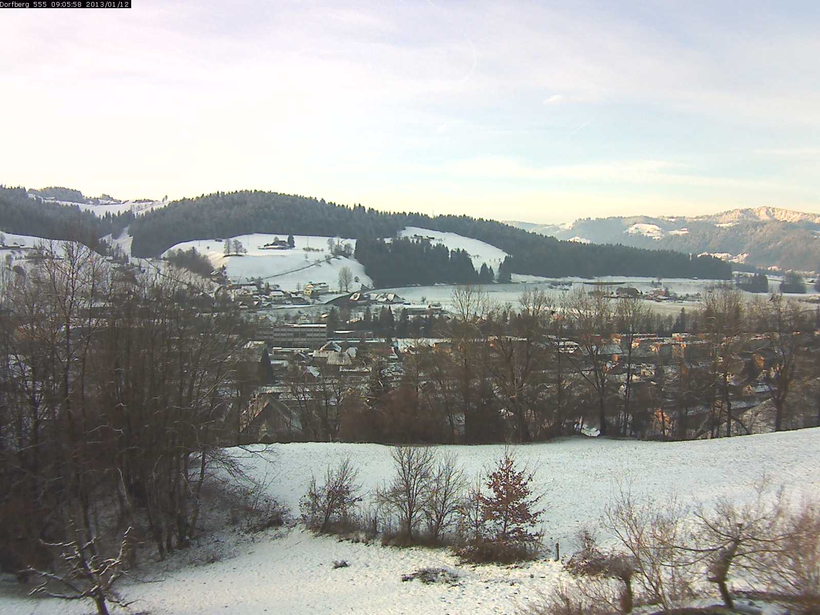 Webcam-Bild: Aussicht vom Dorfberg in Langnau 20130112-090600