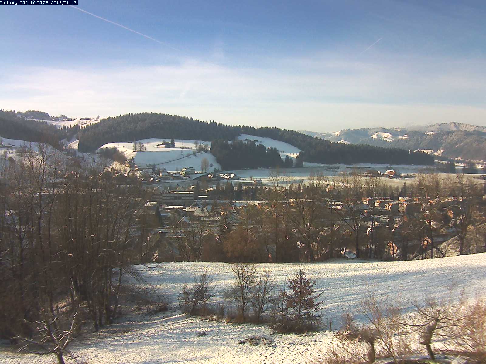 Webcam-Bild: Aussicht vom Dorfberg in Langnau 20130112-100600