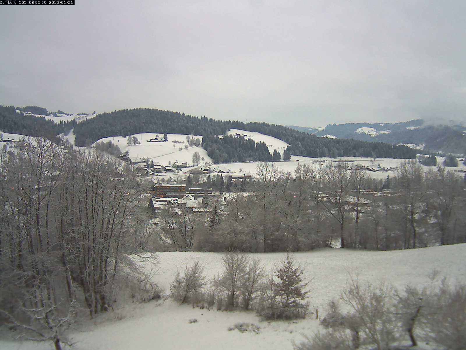 Webcam-Bild: Aussicht vom Dorfberg in Langnau 20130121-080600