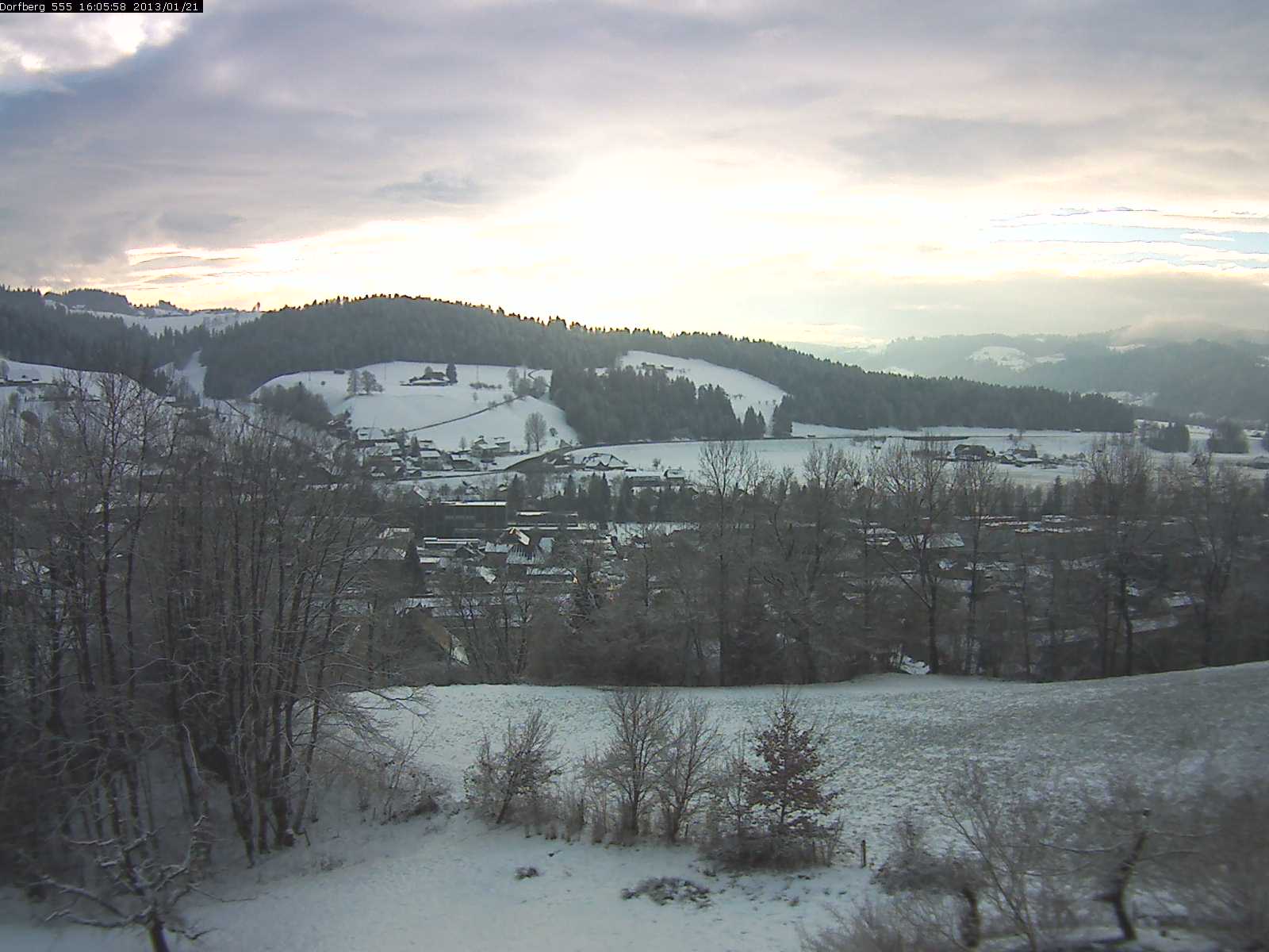 Webcam-Bild: Aussicht vom Dorfberg in Langnau 20130121-160600