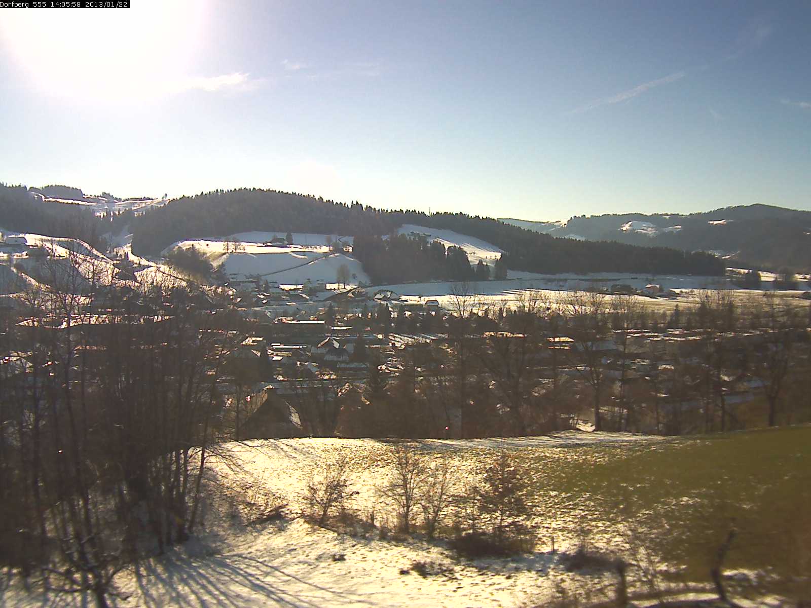 Webcam-Bild: Aussicht vom Dorfberg in Langnau 20130122-140600