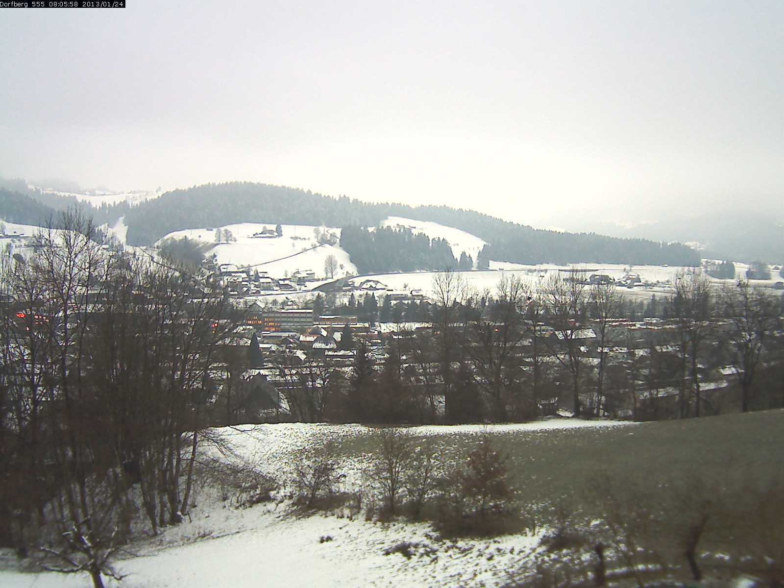 Webcam-Bild: Aussicht vom Dorfberg in Langnau 20130124-080600