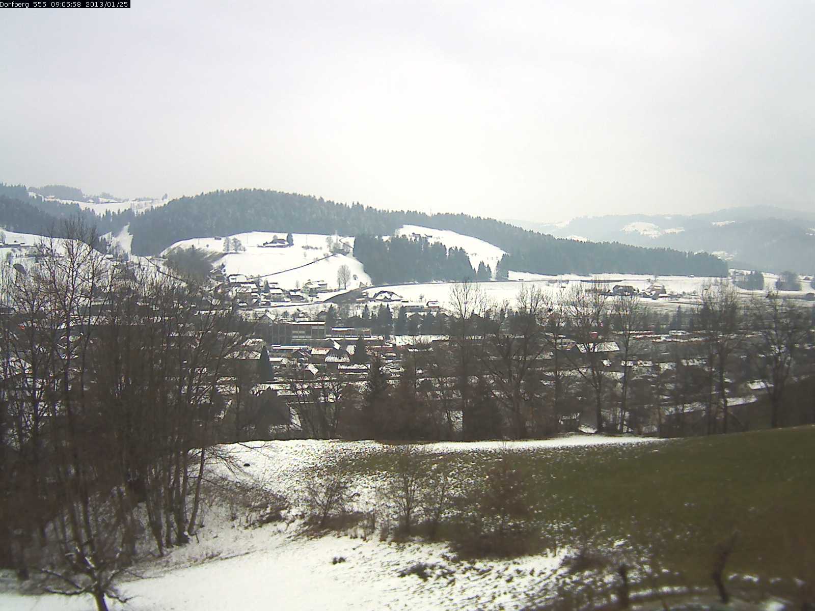Webcam-Bild: Aussicht vom Dorfberg in Langnau 20130125-090600