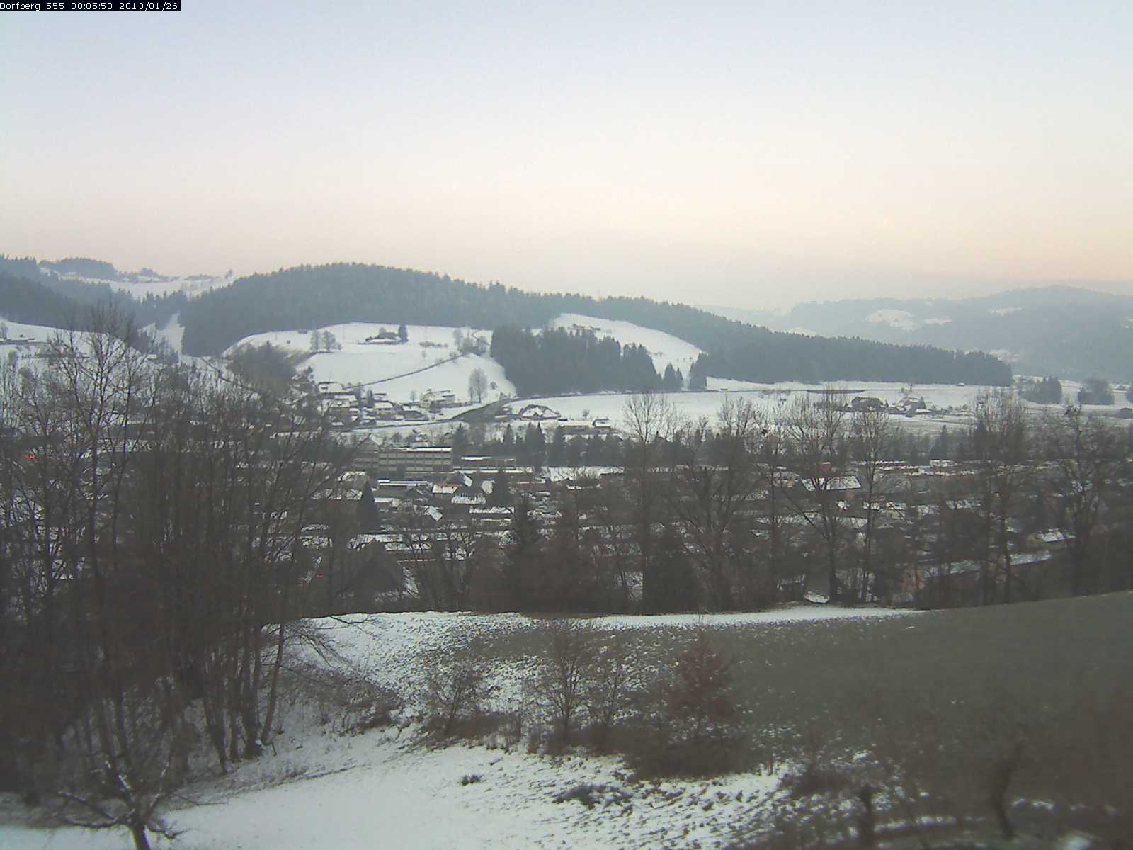 Webcam-Bild: Aussicht vom Dorfberg in Langnau 20130126-080600