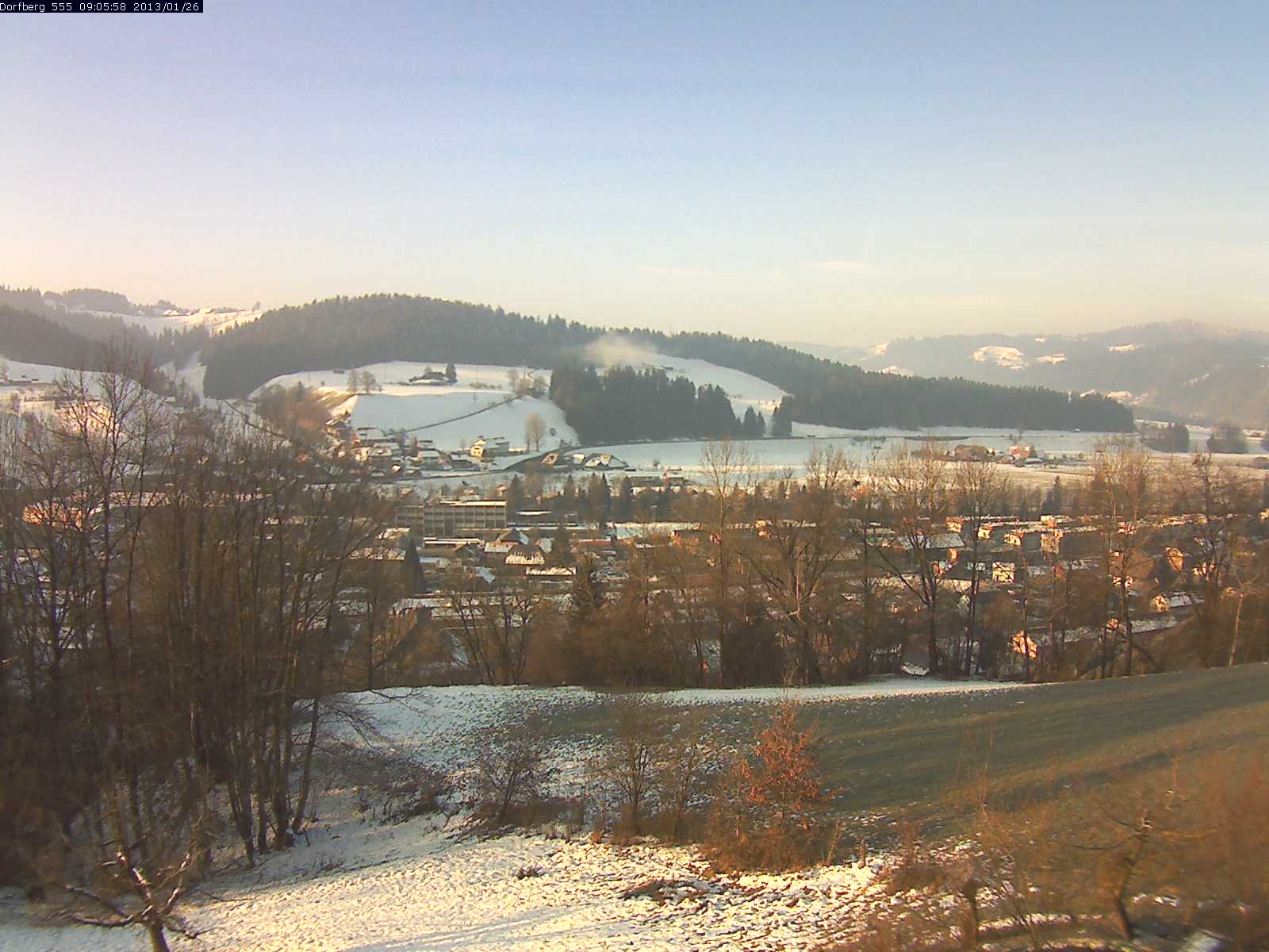 Webcam-Bild: Aussicht vom Dorfberg in Langnau 20130126-090600
