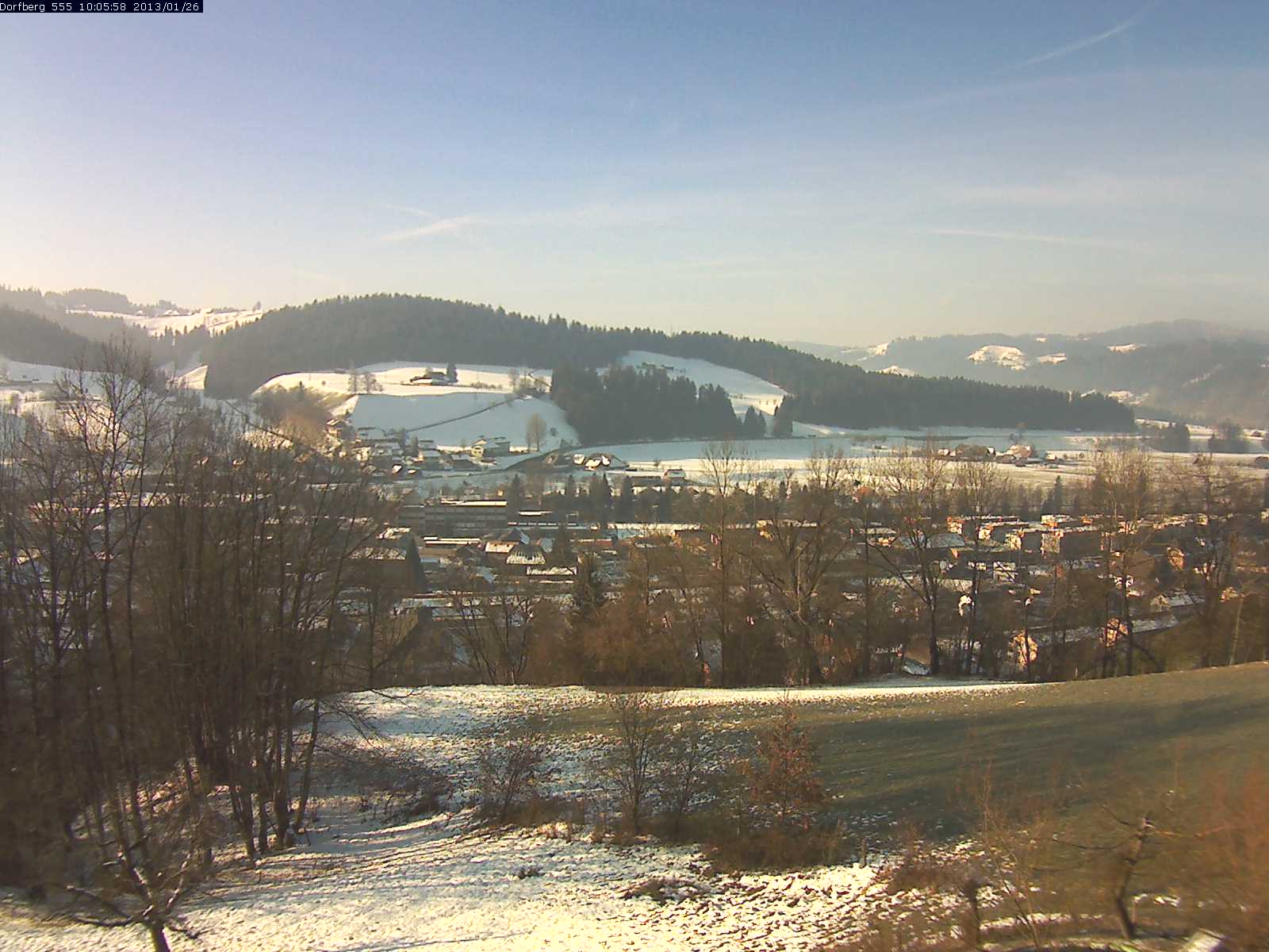 Webcam-Bild: Aussicht vom Dorfberg in Langnau 20130126-100600