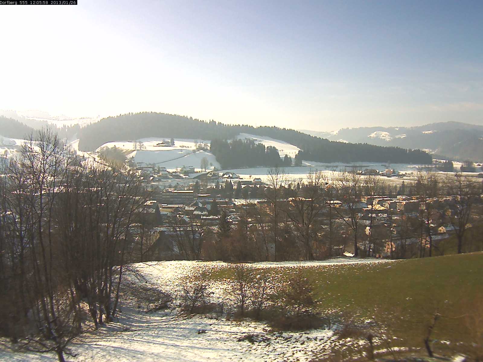 Webcam-Bild: Aussicht vom Dorfberg in Langnau 20130126-120600