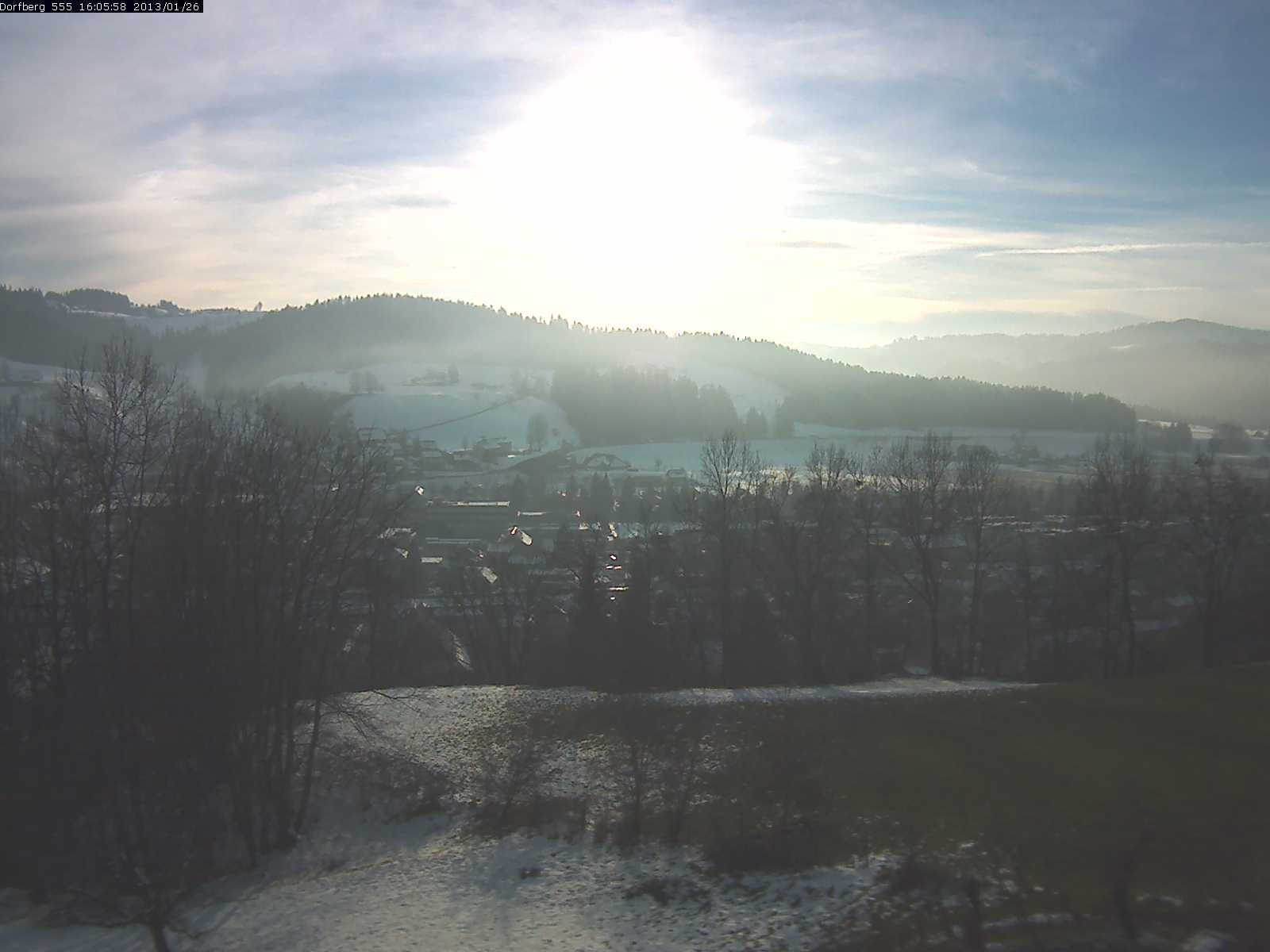 Webcam-Bild: Aussicht vom Dorfberg in Langnau 20130126-160600