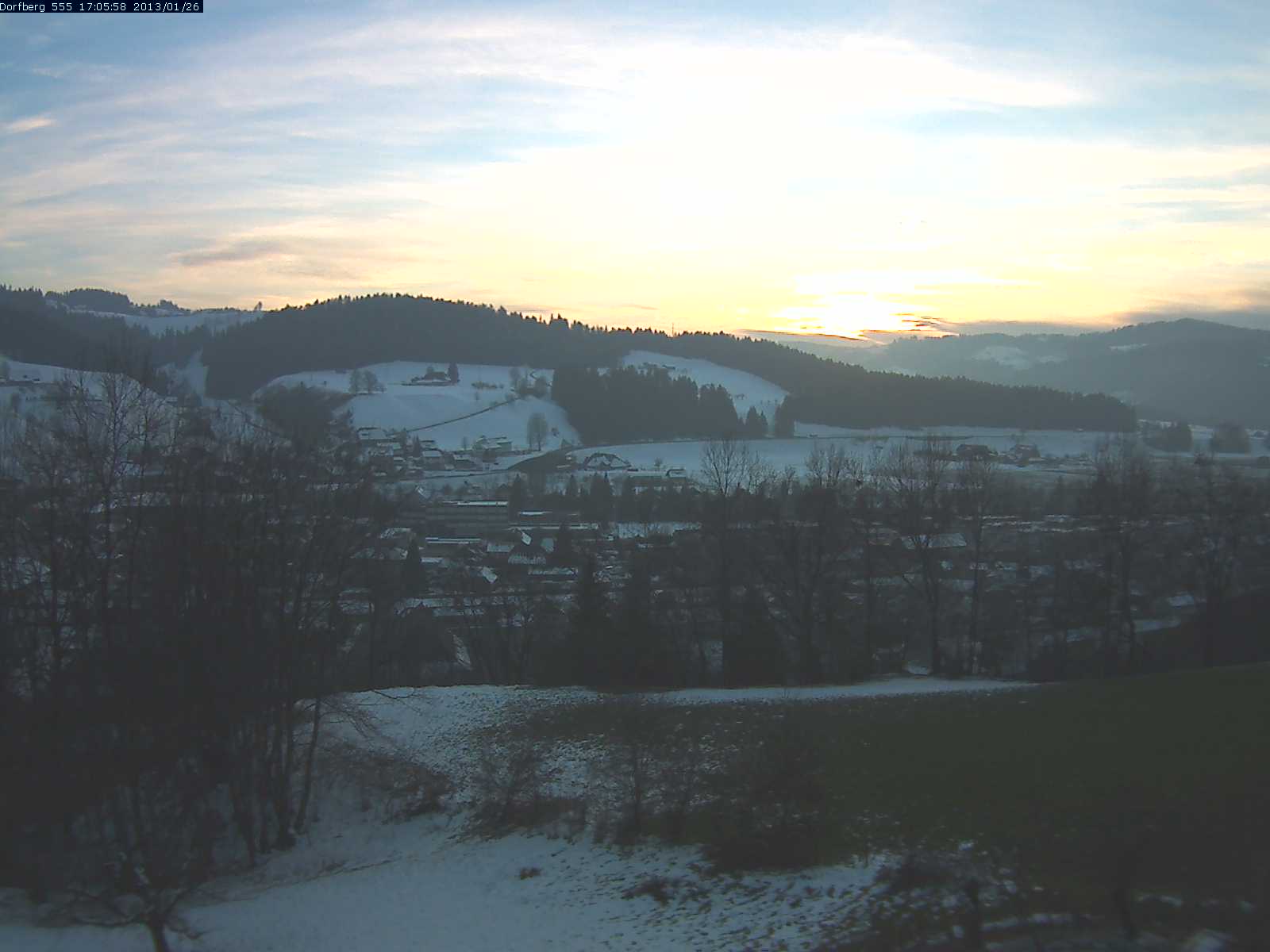 Webcam-Bild: Aussicht vom Dorfberg in Langnau 20130126-170600