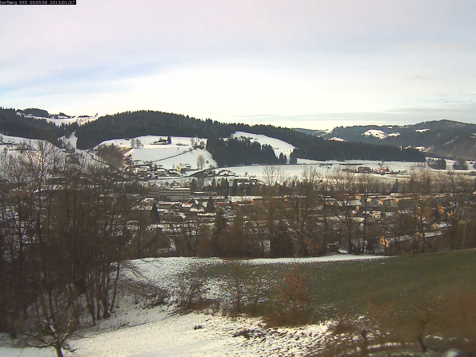 Webcam-Bild: Aussicht vom Dorfberg in Langnau 20130127-090600
