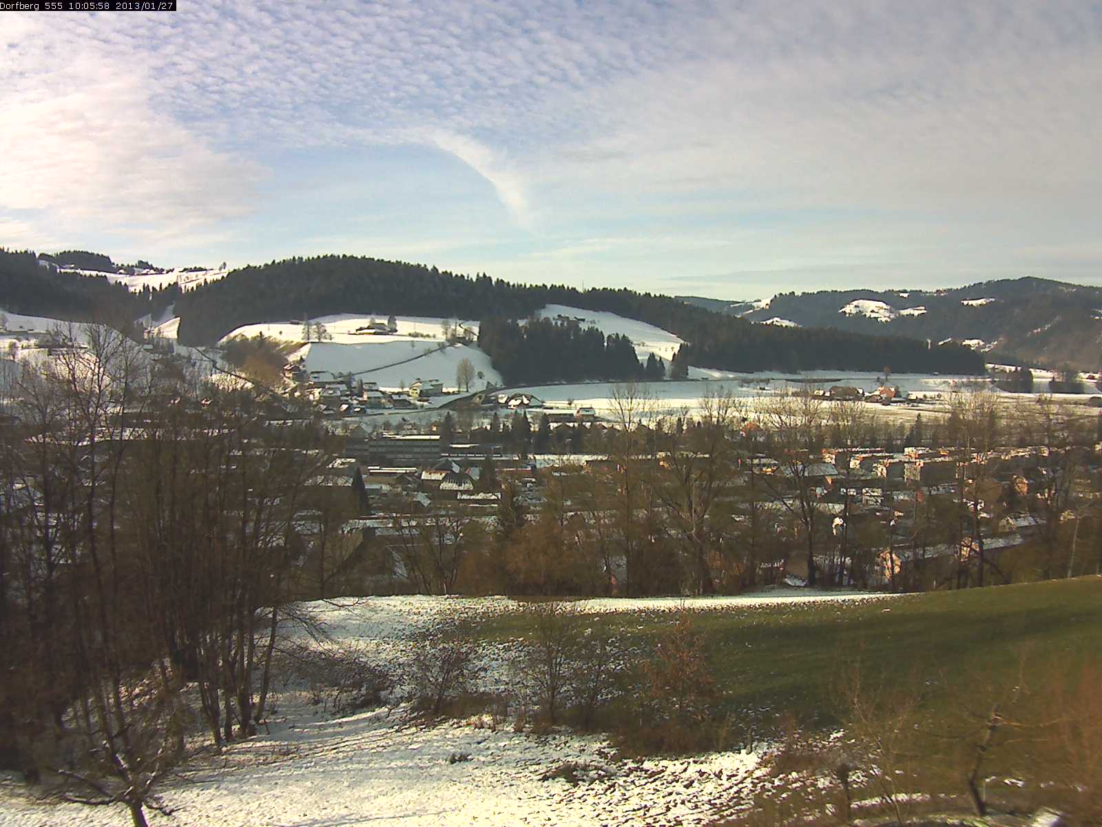 Webcam-Bild: Aussicht vom Dorfberg in Langnau 20130127-100600