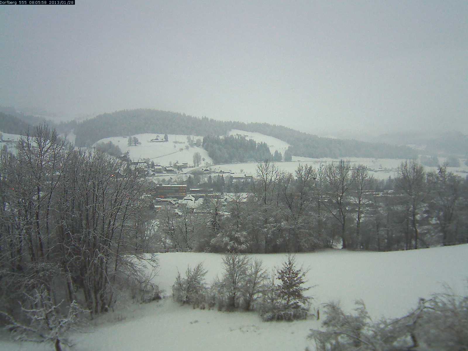 Webcam-Bild: Aussicht vom Dorfberg in Langnau 20130128-080600