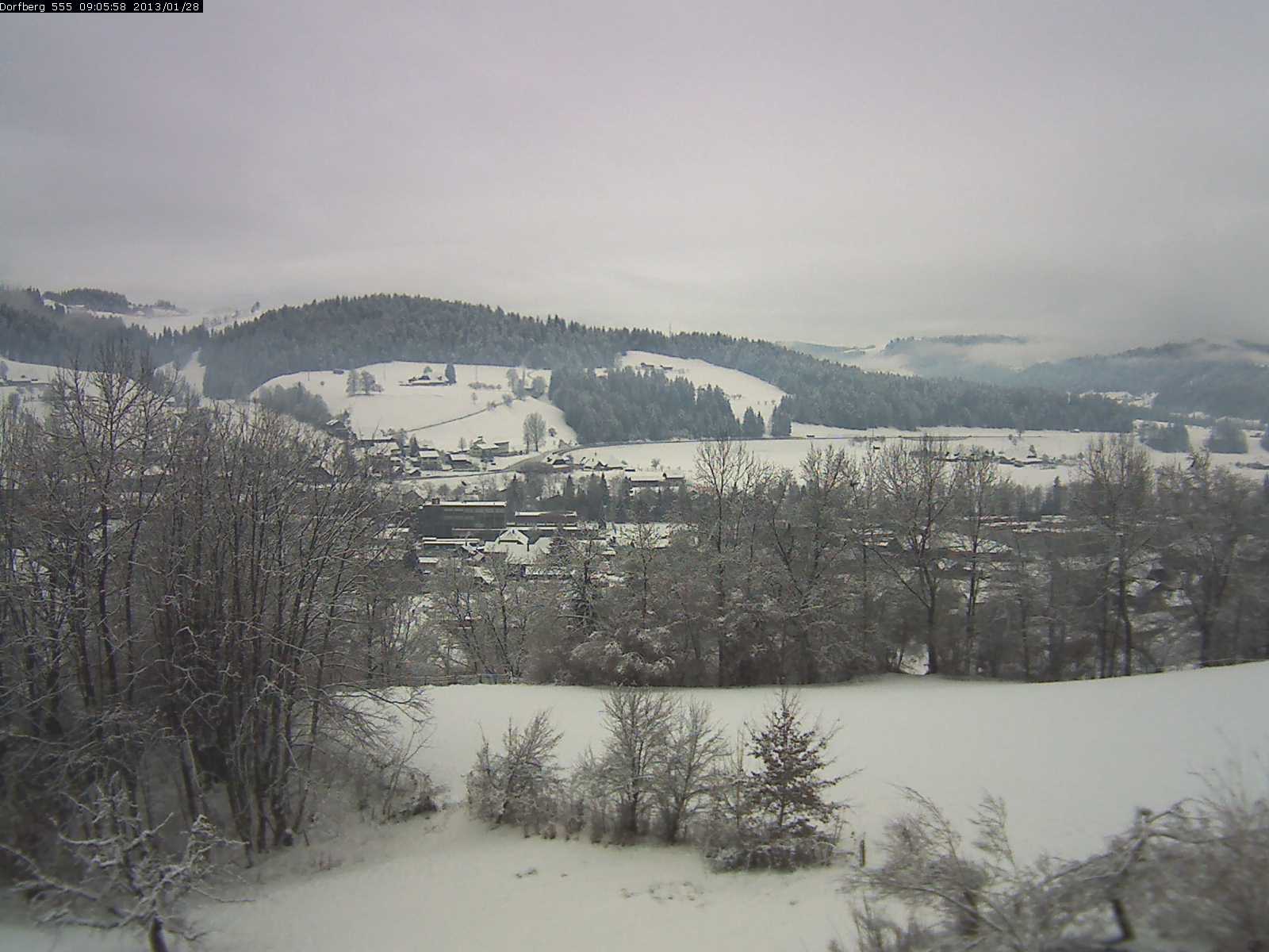 Webcam-Bild: Aussicht vom Dorfberg in Langnau 20130128-090600