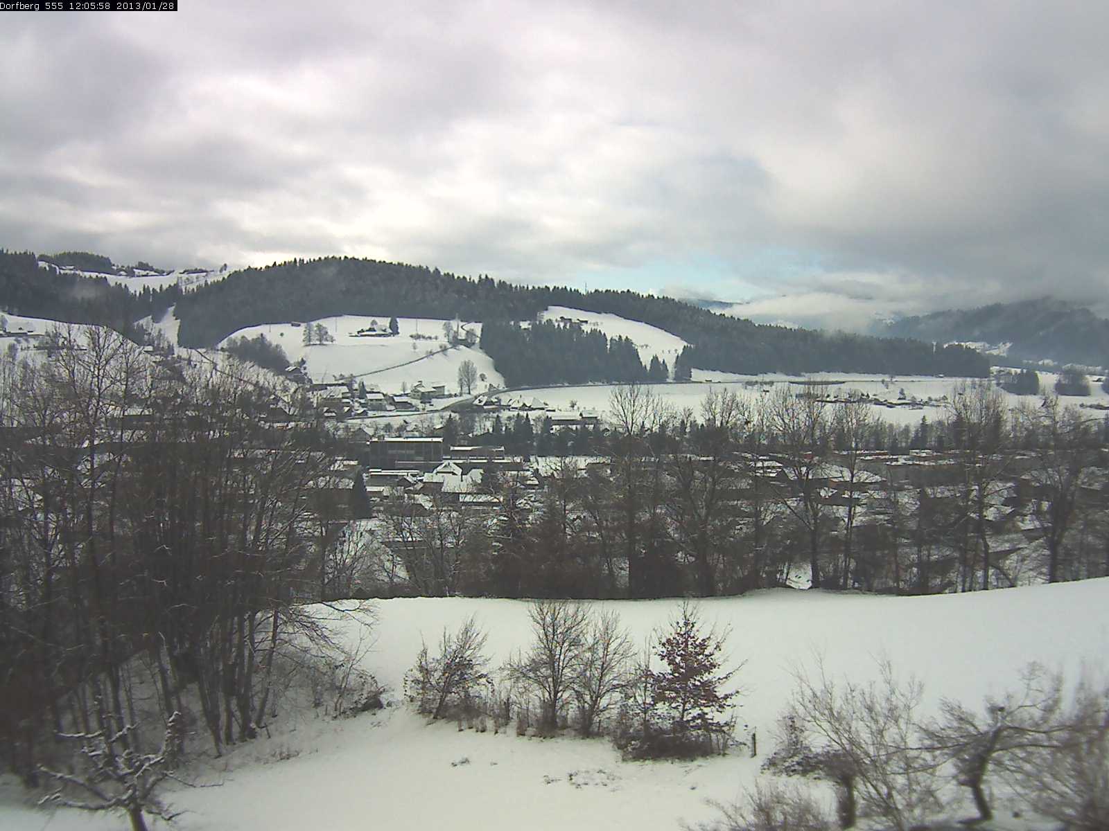 Webcam-Bild: Aussicht vom Dorfberg in Langnau 20130128-120600