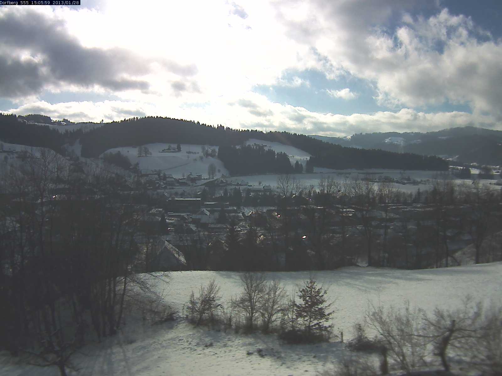 Webcam-Bild: Aussicht vom Dorfberg in Langnau 20130128-150600