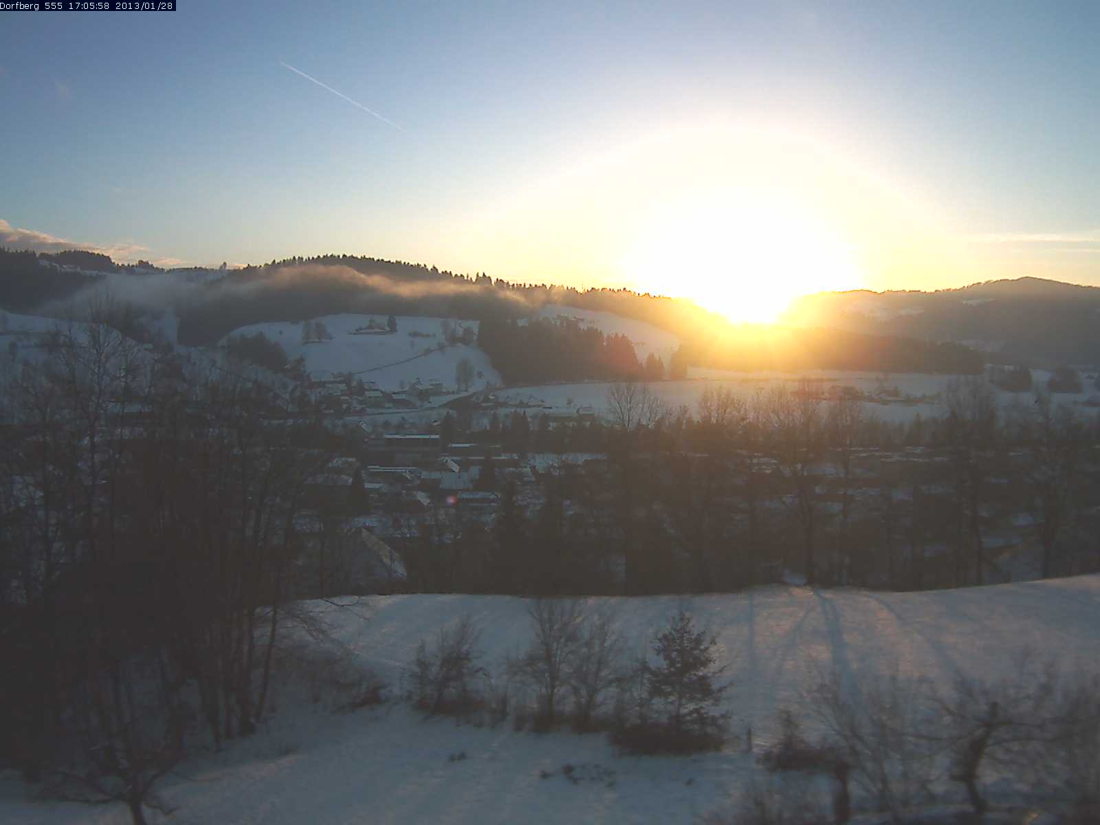 Webcam-Bild: Aussicht vom Dorfberg in Langnau 20130128-170600