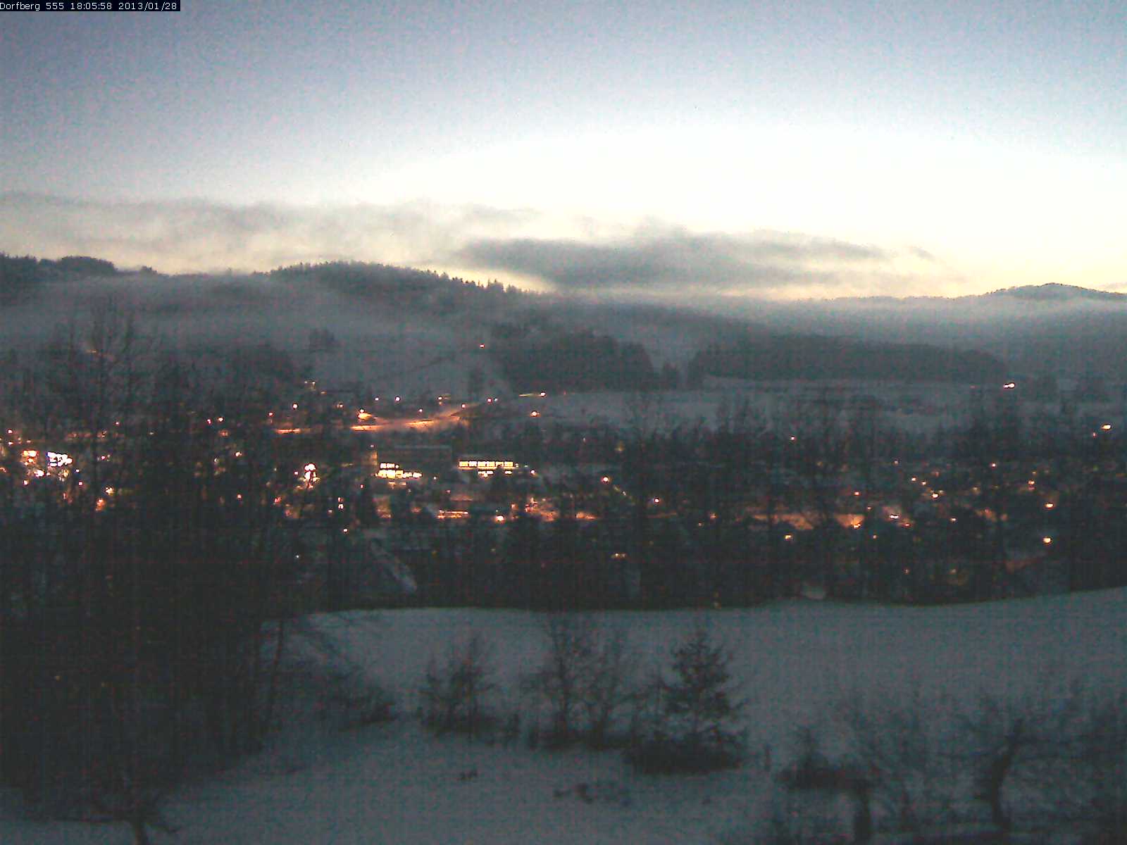 Webcam-Bild: Aussicht vom Dorfberg in Langnau 20130128-180600