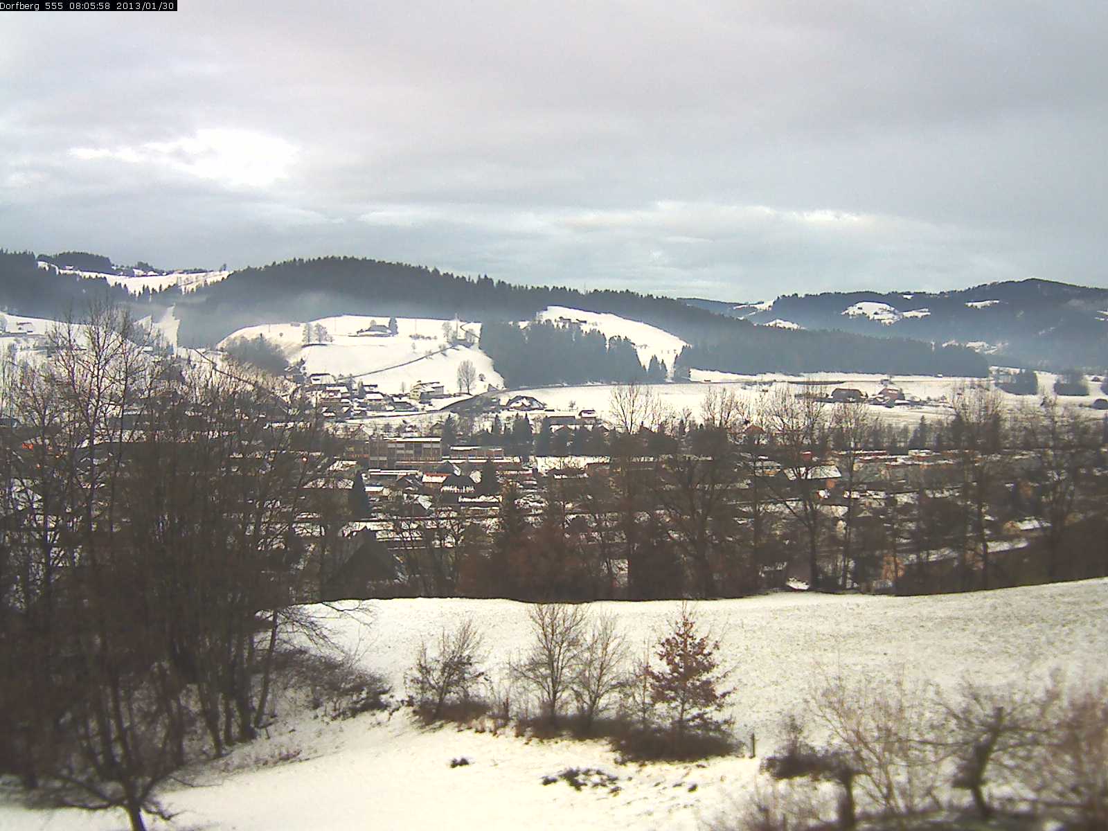 Webcam-Bild: Aussicht vom Dorfberg in Langnau 20130130-080600