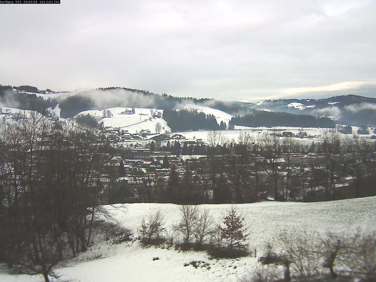 Webcam-Bild: Aussicht vom Dorfberg in Langnau 20130130-090600