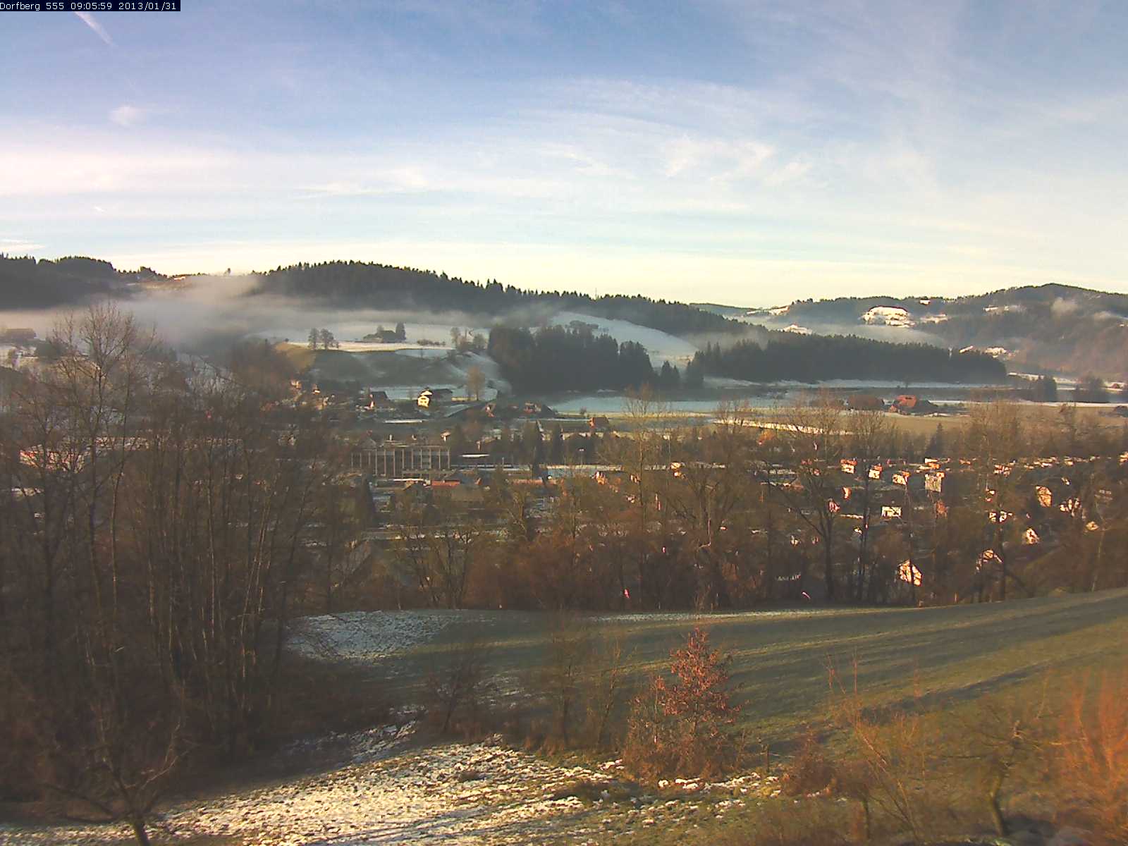 Webcam-Bild: Aussicht vom Dorfberg in Langnau 20130131-090600