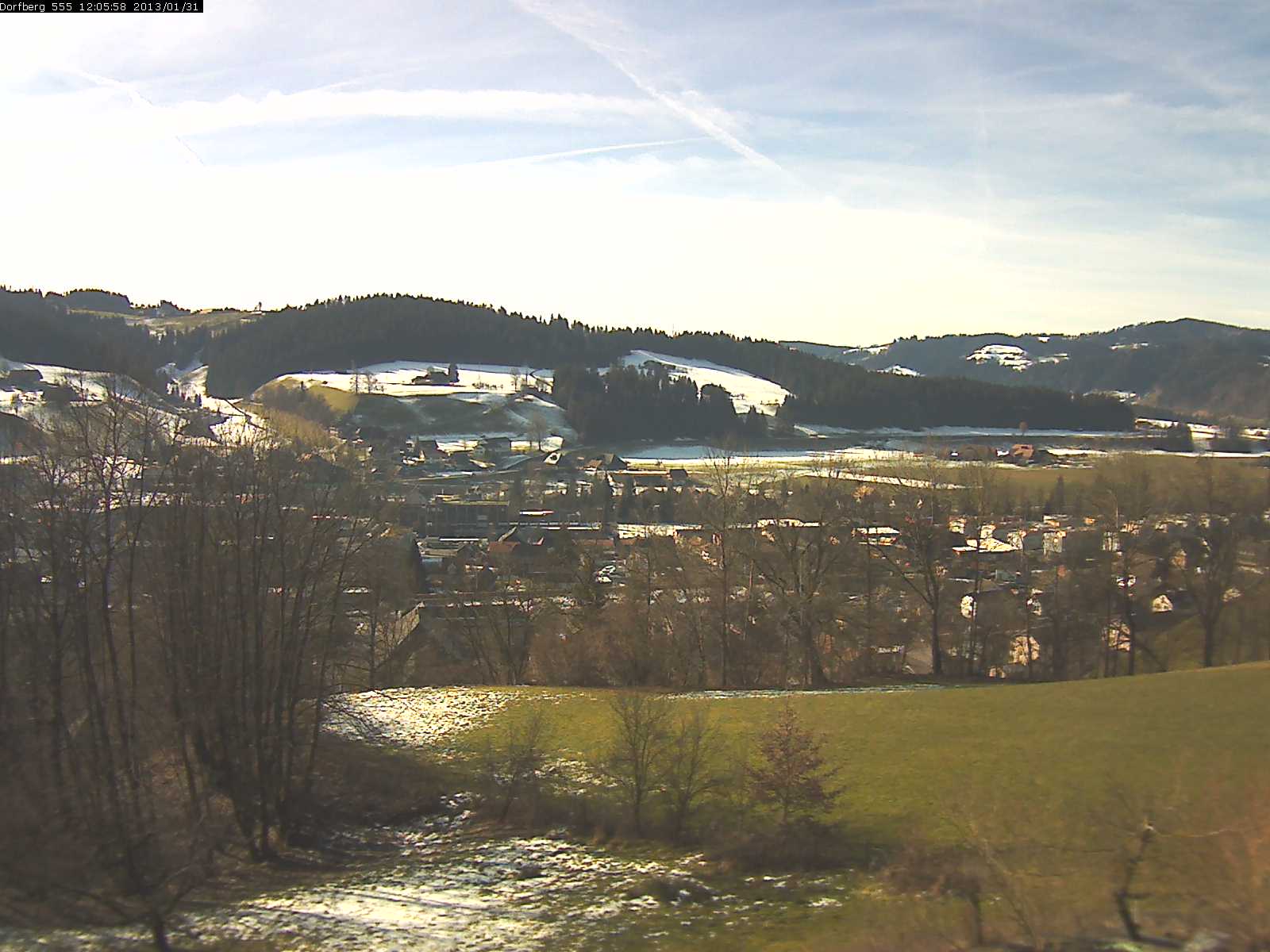 Webcam-Bild: Aussicht vom Dorfberg in Langnau 20130131-120600