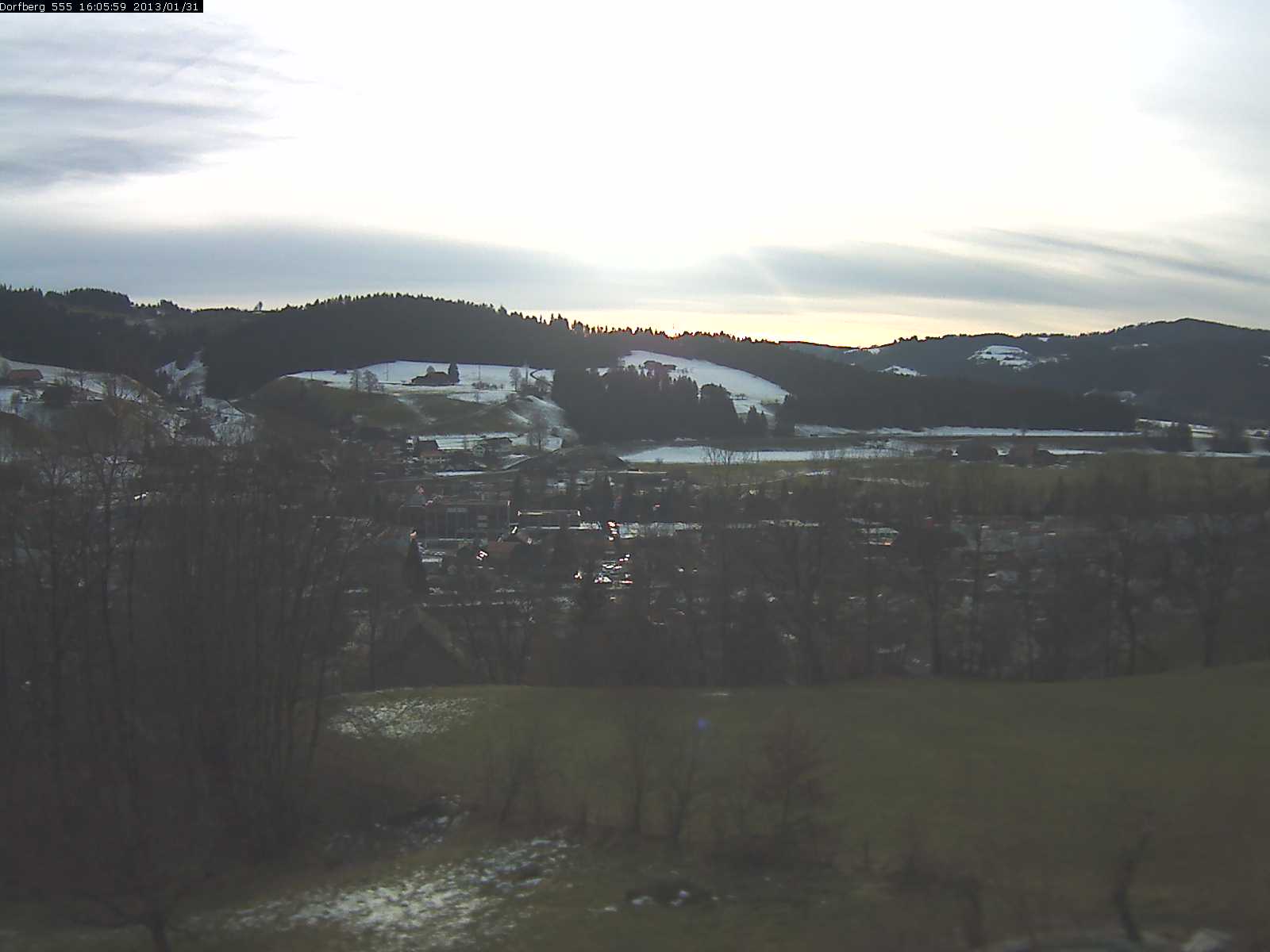 Webcam-Bild: Aussicht vom Dorfberg in Langnau 20130131-160600