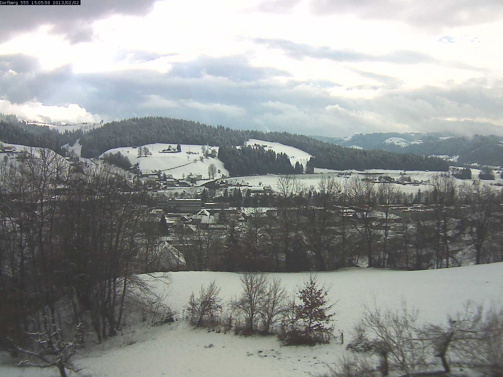 Webcam-Bild: Aussicht vom Dorfberg in Langnau 20130202-150600