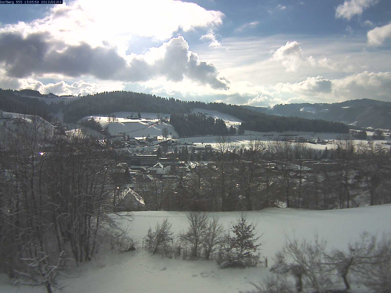 Webcam-Bild: Aussicht vom Dorfberg in Langnau 20130203-150600